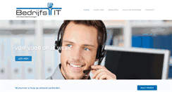 Desktop Screenshot of bedrijfsit.com